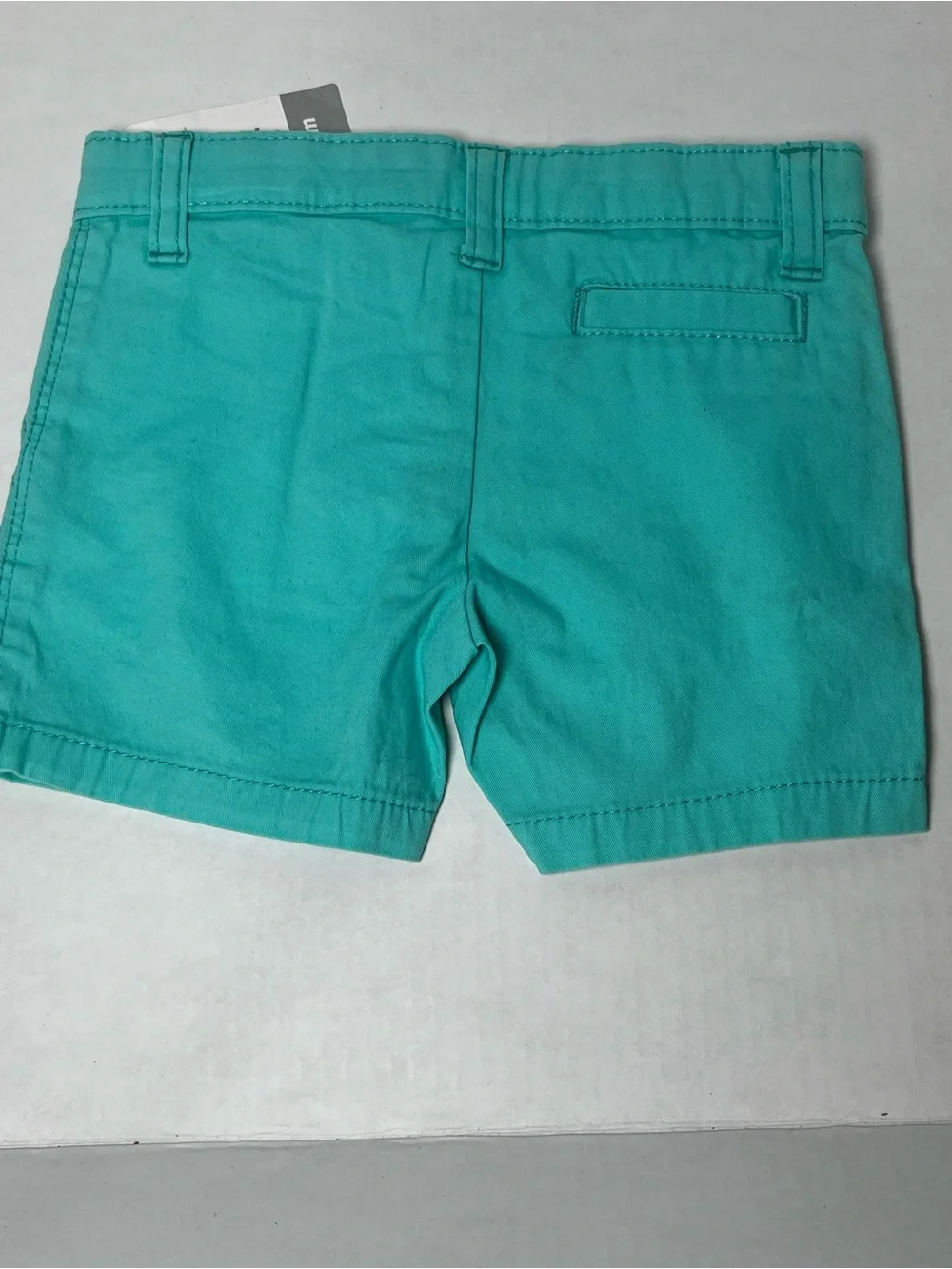 Carter’s Baby Girls Aqua Stretch Shorts 9M Cotton Blend Summer Casual